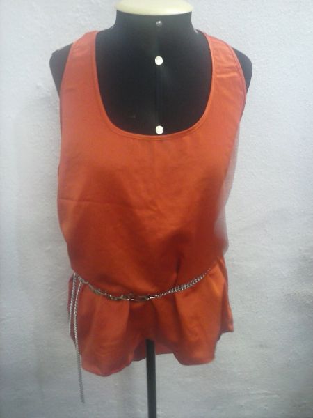 Bata Tecido Plano Laranja